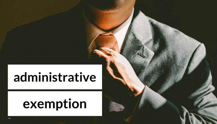Administrative Exceptions
